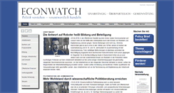 Desktop Screenshot of econwatch.org